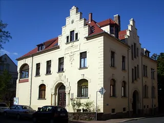 die Kirchgemeindebüro Frankenberg von außen