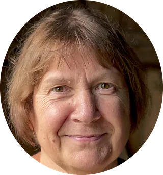 ein Bild der Kirchbüromitarbeiterin Christiane Fritzsch