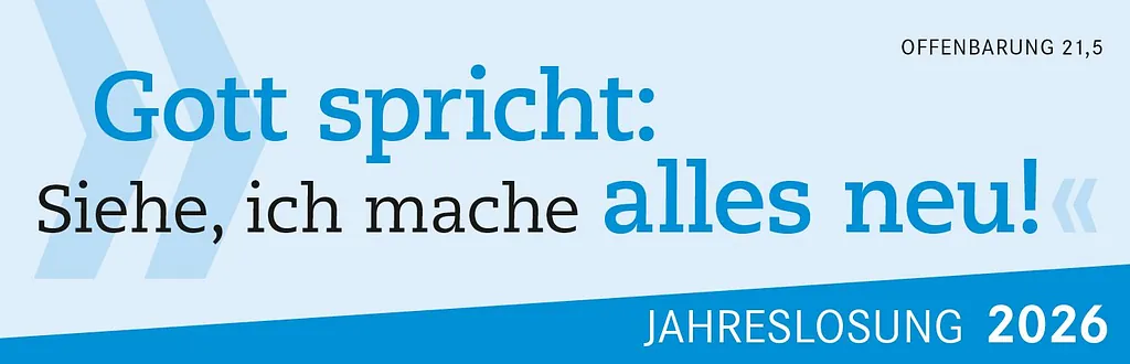 Gott spricht: Siehe, ich mache alles neu!